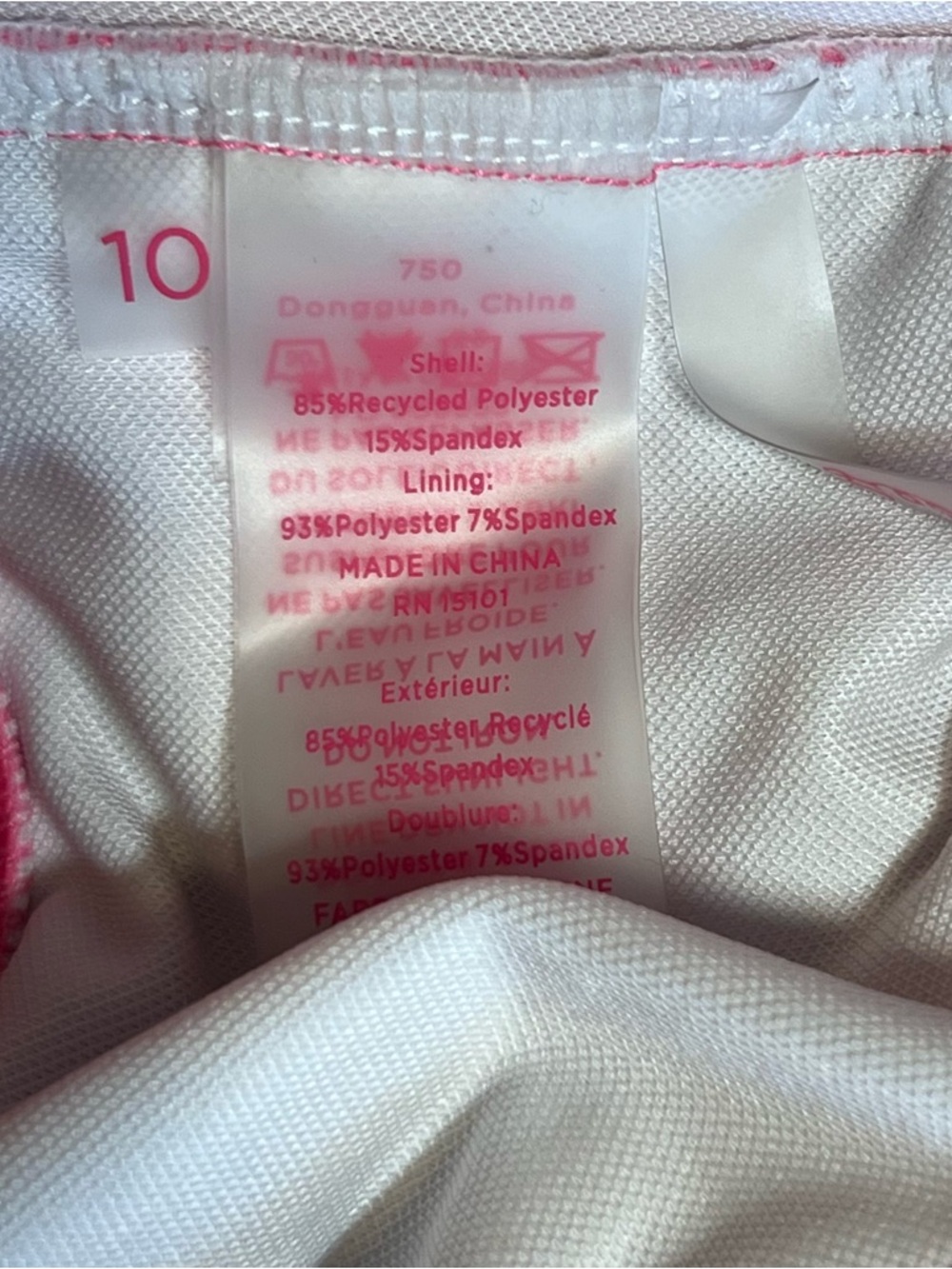 Lilly Pulitzer Women’s 10 Pink White Two Piece Bandeau Bikini Set Aislyn Yarrow - Picture 12 of 12